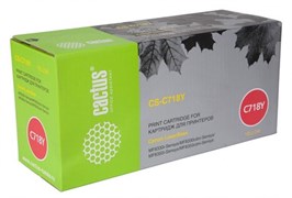Тонер-картридж желтый Cactus CS-C718Y 1220306514