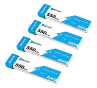 Аккумуляторы BETAFPV 550мАч 1S 40C LiHV (BT2.0) (4 шт.) 376898264