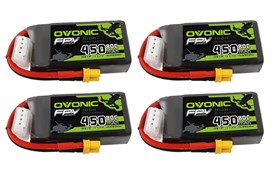 Аккумуляторы OVONIC 450мАч 80C 3S LiPo (XT30) (4 шт.) 1404885524