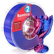 PLA Silc пластик Bamtco Dual Color Red-Blue (1кг) 2134245975