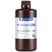 Фотополимерная смола Anycubic ABS-Like Resin Pro2 Translucent Green - Зеленая прозрачная (1кг) 629334415