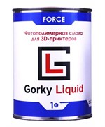 Фотополимерная смола Gorky Liquid Force Черный (1кг) 1555907687