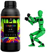 Фотополимер Resione CL-TH Colored Tough Wear-resistant Resin Forest Green Зеленый (1 кг) 115995798