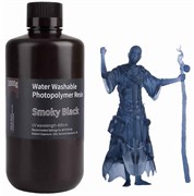 Фотополимер Elegoo Water Washable Resin Smoky Black Черный прозрачный (1кг) 734675119