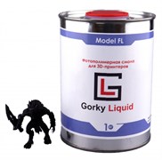 Фотополимерная смола Gorky Liquid Model FL Black черная (1кг) 328941593