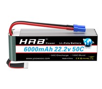 Аккумуляторная батарея HRB Lipo 6S 6000mah 50C XT60 1083485764