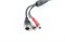 Кабель 4-pin (мама) — 4-pin (папа) + 1 audio + 1 power, 0,2 метра 987550226