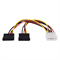 Кабель MOLEX (F)/2SATA (M) 0.2M 00-00027494 GOPOWER 1430011026