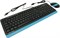 Клавиатура+мышь A4tech Fstyler F1010 F1010 BLUE, цвет черный 783741717