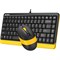 Клавиатура+мышь A4tech Fstyler F1110 BUMBLEBEE, цвет черный 1501355096