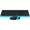 Клавиатура+мышь A4tech Клавиатура + мышь Fstyler FG1010 FG1010 BLUE, цвет черный 1972591984