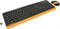Клавиатура+мышь A4tech Клавиатура + мышь Fstyler FG1010 FG1010 ORANGE, цвет черный 1953898219