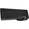 Клавиатура+мышь A4tech Клавиатура + мышь Fstyler FG1010S FG1010S GREY, цвет темно-серый 87890354