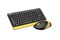 Клавиатура+мышь A4tech Клавиатура + мышь Fstyler FG1110 FG1110 BUMBLEBEE, цвет черный 1536668575