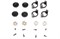 Адаптер пропеллеров 1550T (2CW + 2CCW) DJI Inspire 2 (DJI Part 10) 851988133