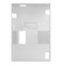 Задняя металлическая панель корпуса Bambu Lab X1 Series 1588422566