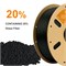 PA6-GF пластик ERYONE Black Черный 1,75 мм (1кг) 1136810946
