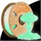 PLA пластик Luminous Glow green ERYONE Зеленый светящийся 1,75 мм (1кг) 931921295