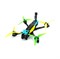 Дрон RUSHFPV Armor 5X O3 (сине-жёлтый) 5148939